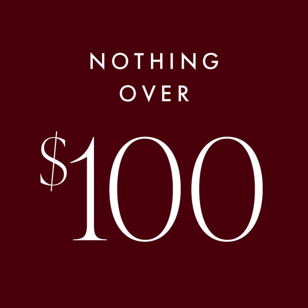 Nothing over $100AUD