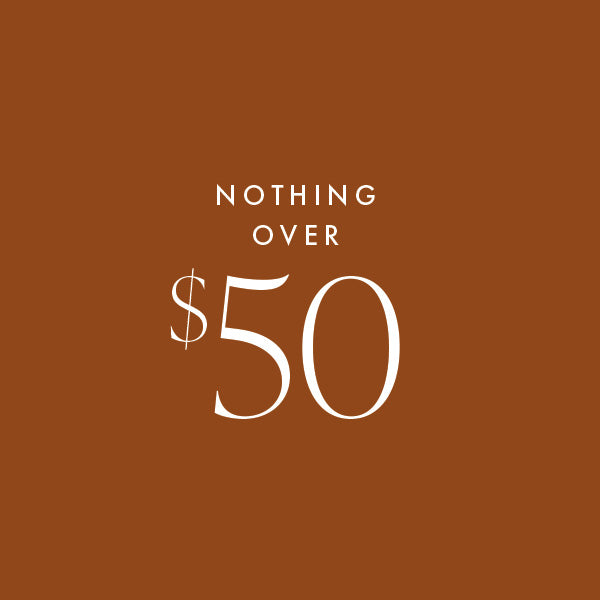Nothing over $50AUD