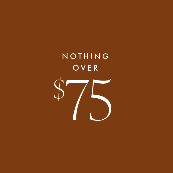 Nothing over $75AUD