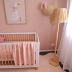Pink Ducks Organic Fitted Cot Sheet