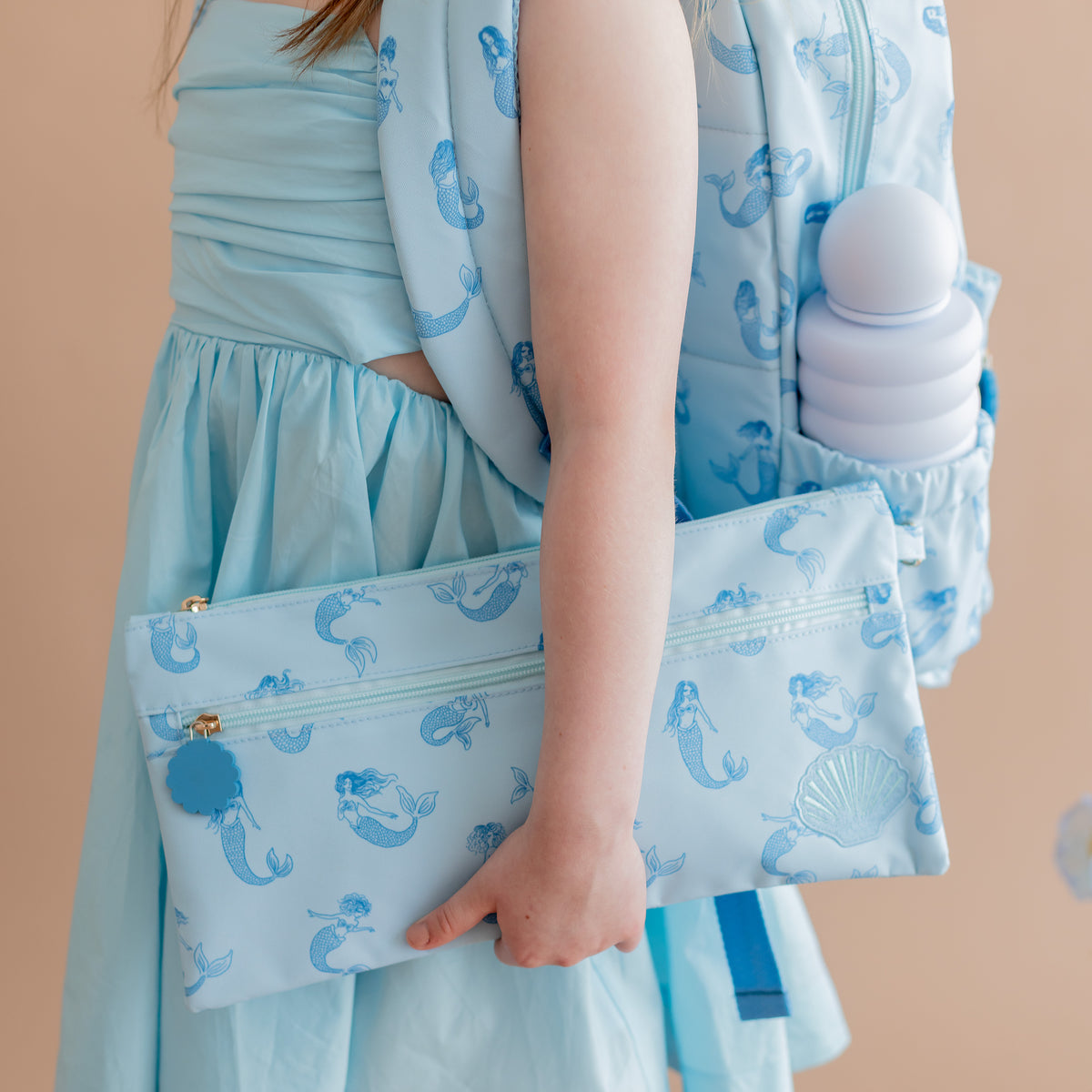 Aqua Mermaids Large Pencil Case