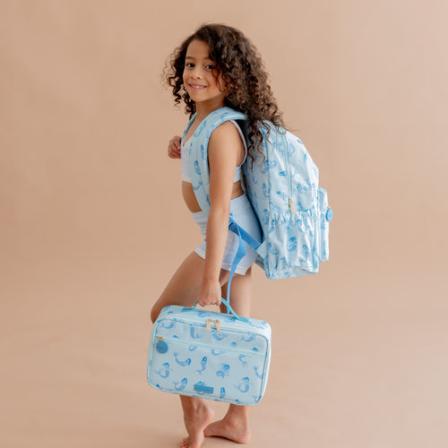 Aqua Mermaids Large Lunch Bag