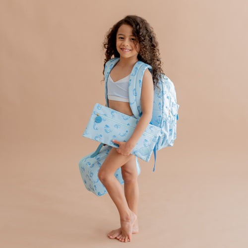 Aqua Mermaids Large Pencil Case - PRE-ORDER (MID OCTOBER)
