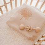 Golden Vines Organic Fitted Bassinet Sheet/Change Pad Cover - SECONDS