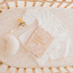 Golden Vines Organic Fitted Bassinet Sheet/Change Pad Cover