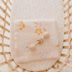 Golden Vines Organic Fitted Bassinet Sheet/Change Pad Cover