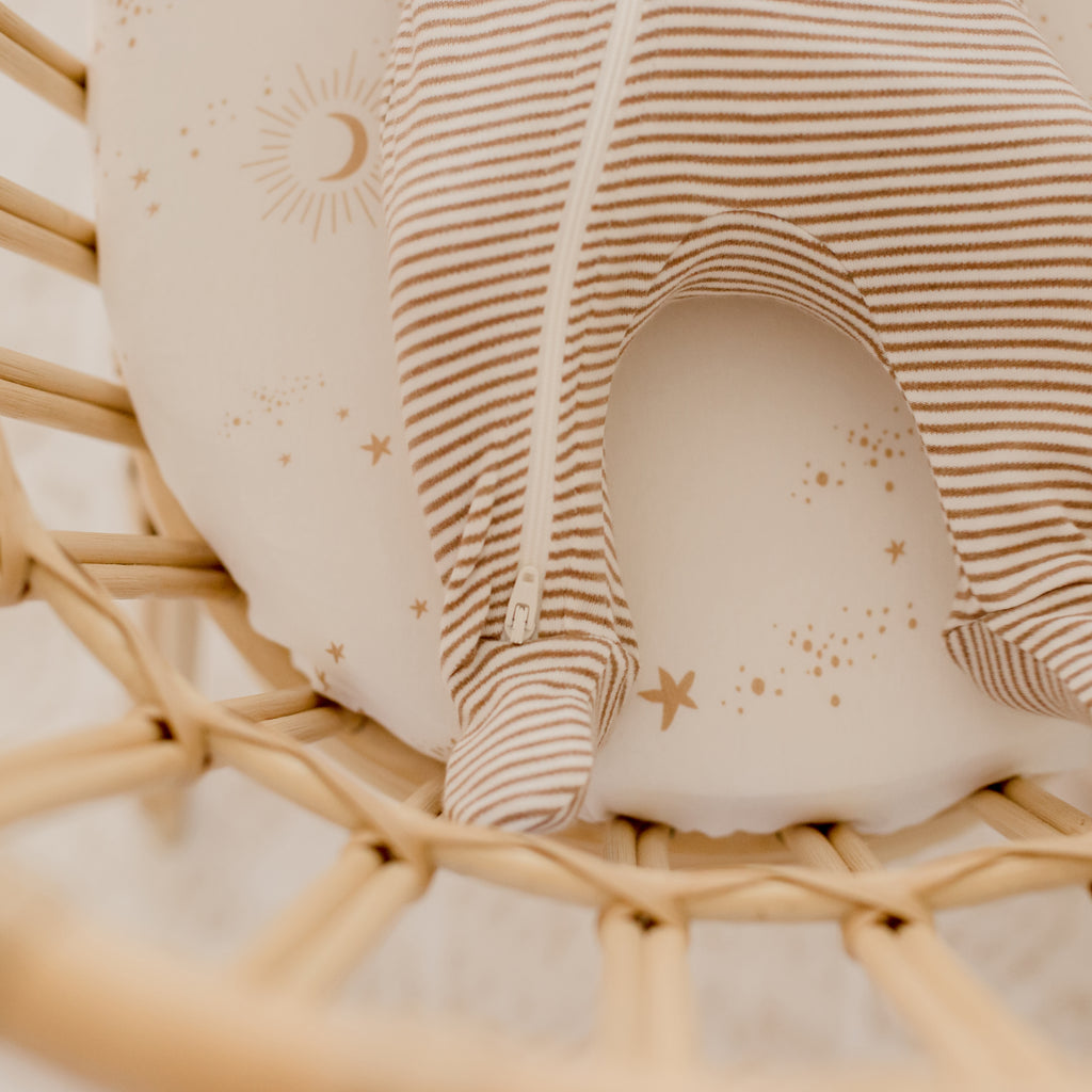 Constellation Organic Fitted Bassinet Sheet/Change Pad Cover