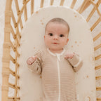 Constellation Organic Fitted Bassinet Sheet/Change Pad Cover