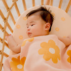 Daisy Chain Organic Fitted Bassinet Sheet/Change Pad Cover