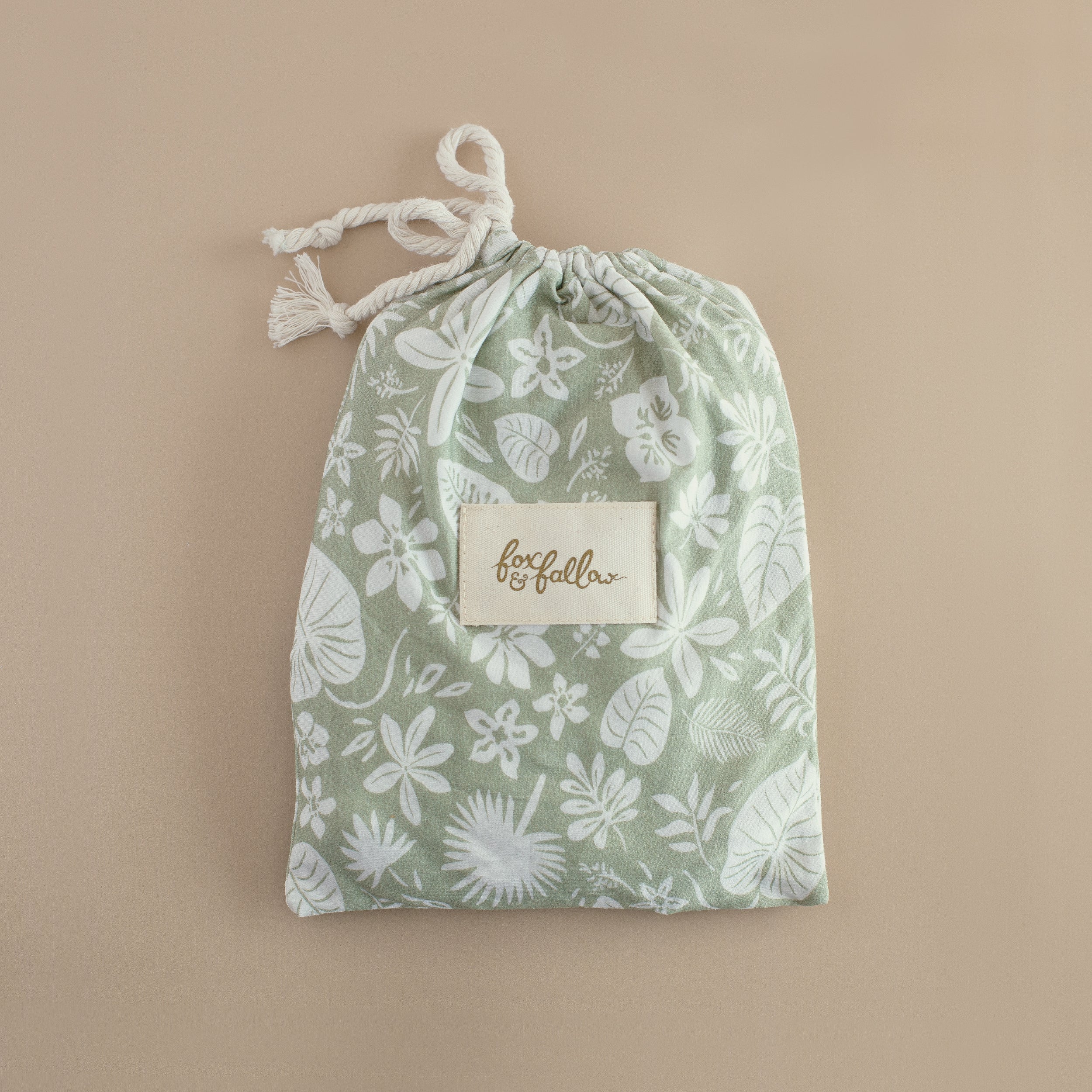 Zanzibar Organic Fitted Bassinet Sheet/Change Pad Cover - SECONDS