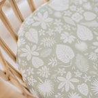Zanzibar Organic Fitted Bassinet Sheet/Change Pad Cover - SECONDS