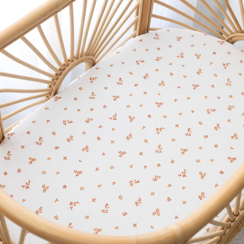 Birch Organic Fitted Bassinet Sheet/Change Pad Cover