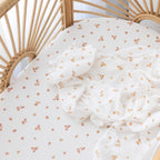 Birch Organic Fitted Bassinet Sheet/Change Pad Cover
