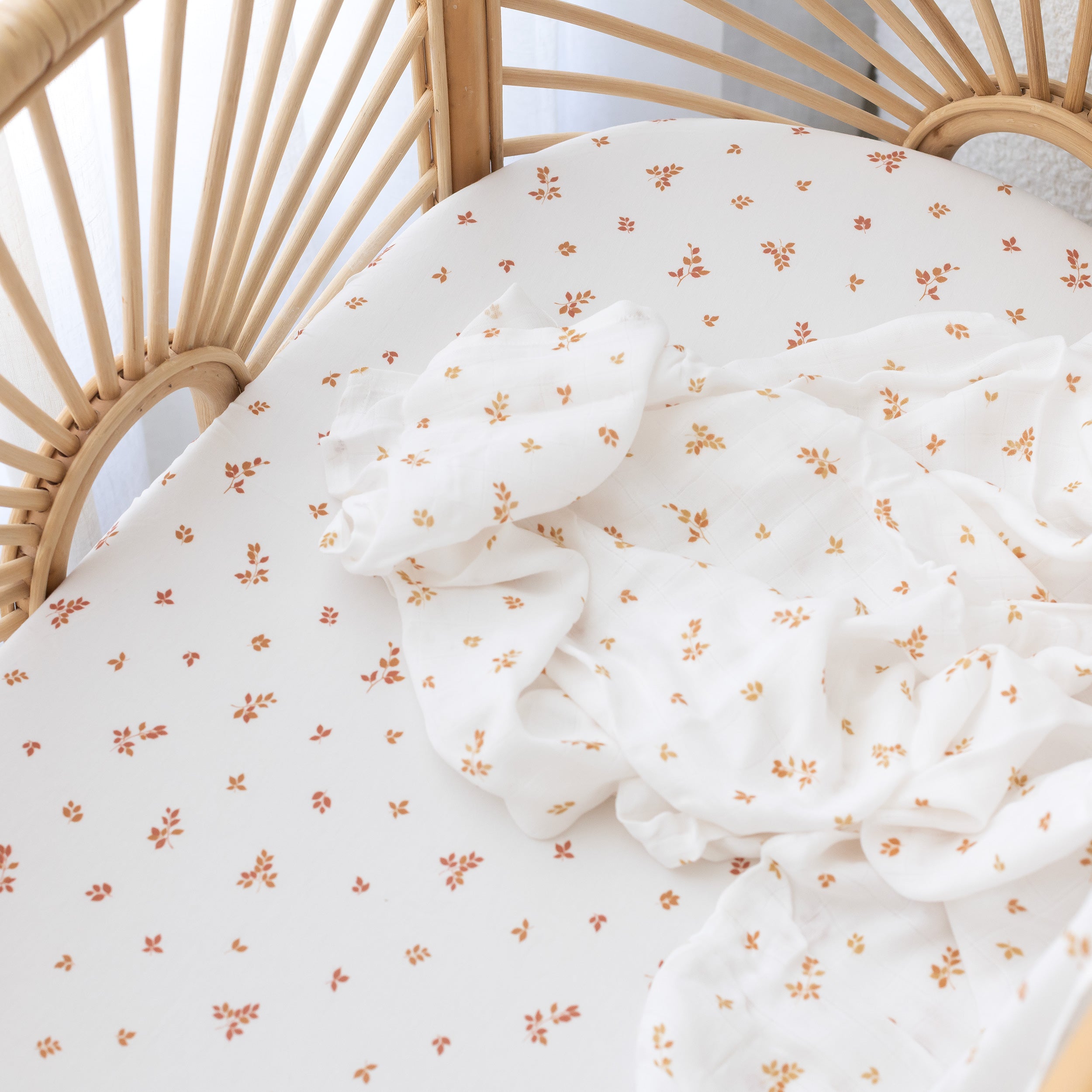 Birch Organic Fitted Bassinet Sheet/Change Pad Cover - PRE-ORDER (MARCH)