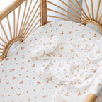 Birch Organic Fitted Bassinet Sheet/Change Pad Cover