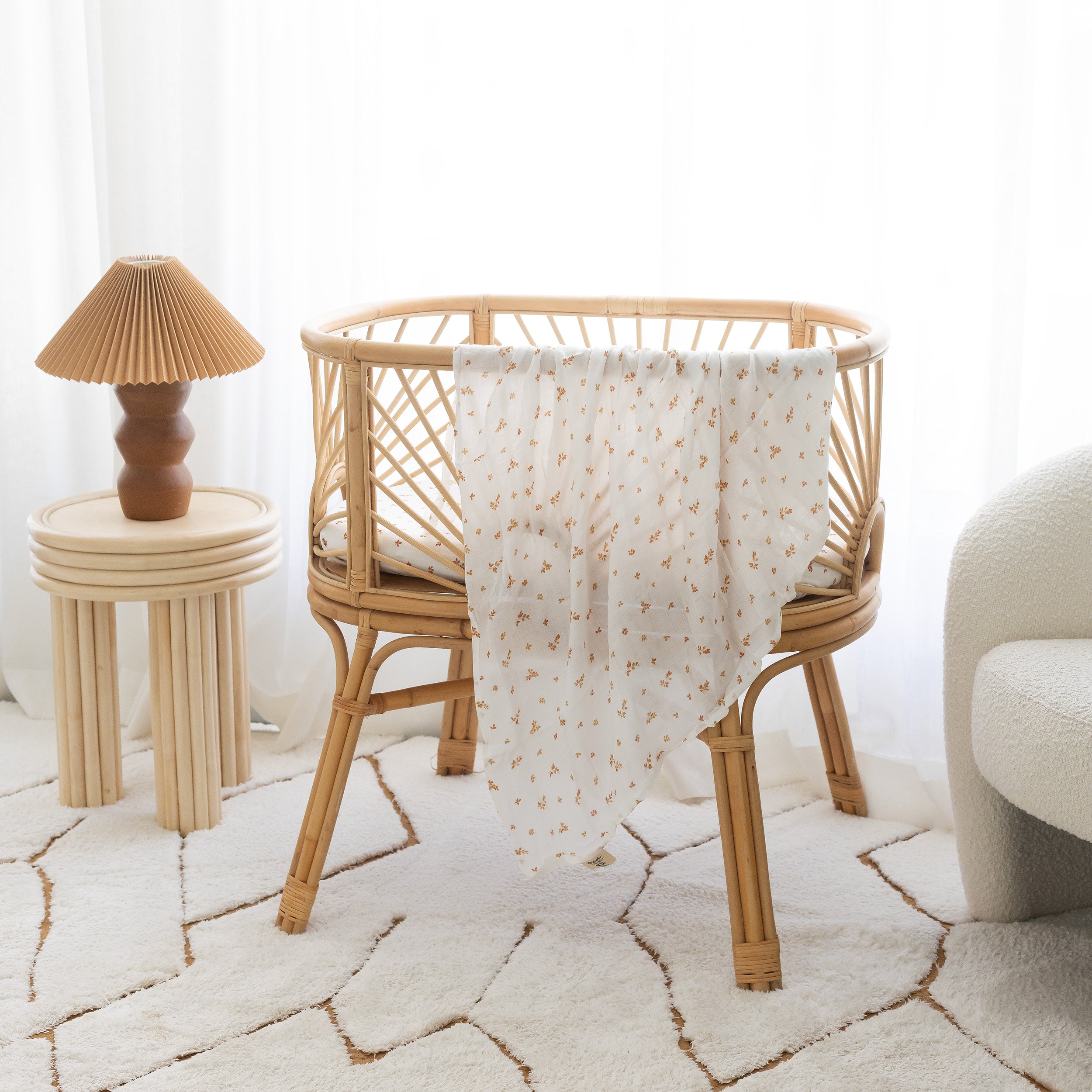 Birch Organic Muslin Wrap Swaddle