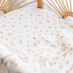 Birch Organic Fitted Bassinet Sheet/Change Pad Cover