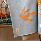 Ocean Creatures Marine Organic Fitted Bassinet Sheet/Change Pad Cover