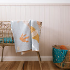 Ocean Creatures Marine Organic Fitted Bassinet Sheet/Change Pad Cover