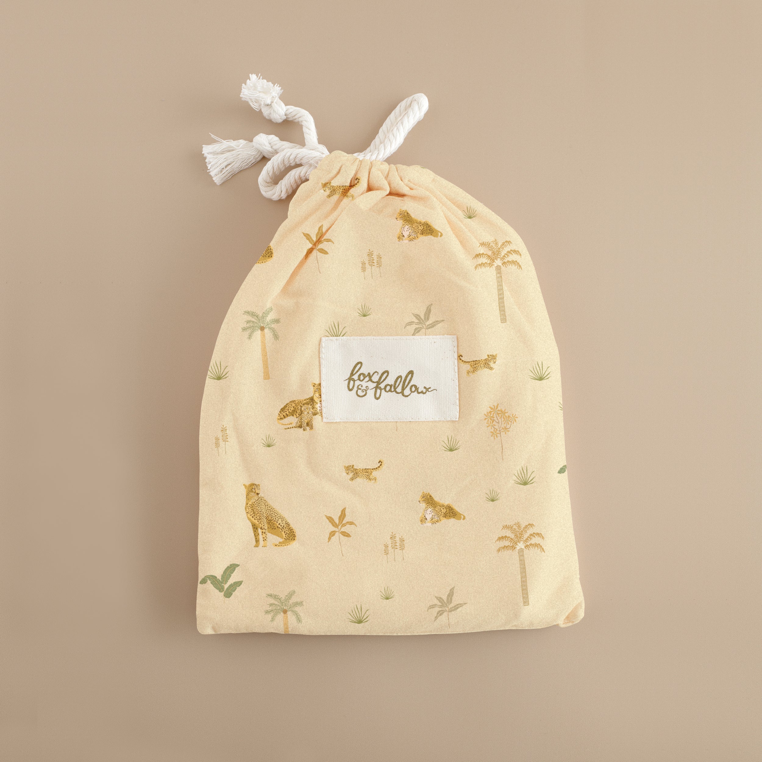 Little Leopards Organic Fitted Bassinet Sheet/Change Pad Cover - SECONDS