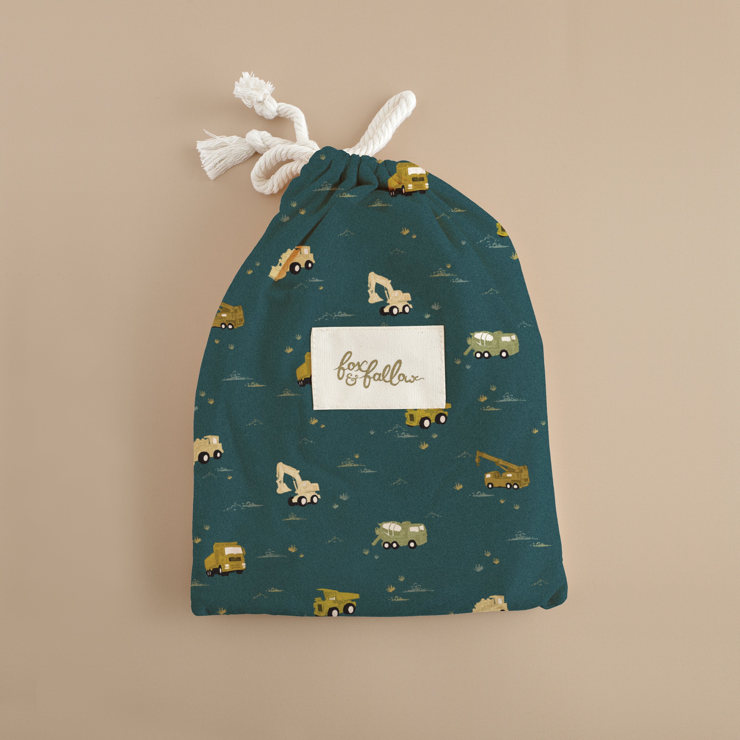 Trucks Organic Fitted Bassinet Sheet/Change Pad Cover