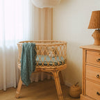 Pine Organic Fitted Bassinet Sheet/Change Pad Cover