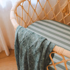 Pine Organic Fitted Bassinet Sheet/Change Pad Cover