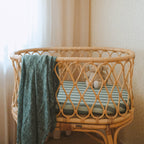 Pine Organic Fitted Bassinet Sheet/Change Pad Cover