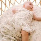 Cypress Organic Fitted Bassinet Sheet/Change Pad Cover