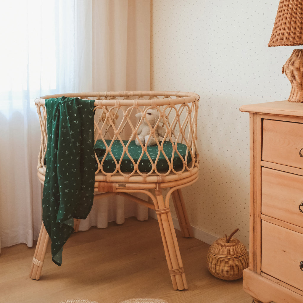 Spruce Organic Fitted Bassinet Sheet/Change Pad Cover