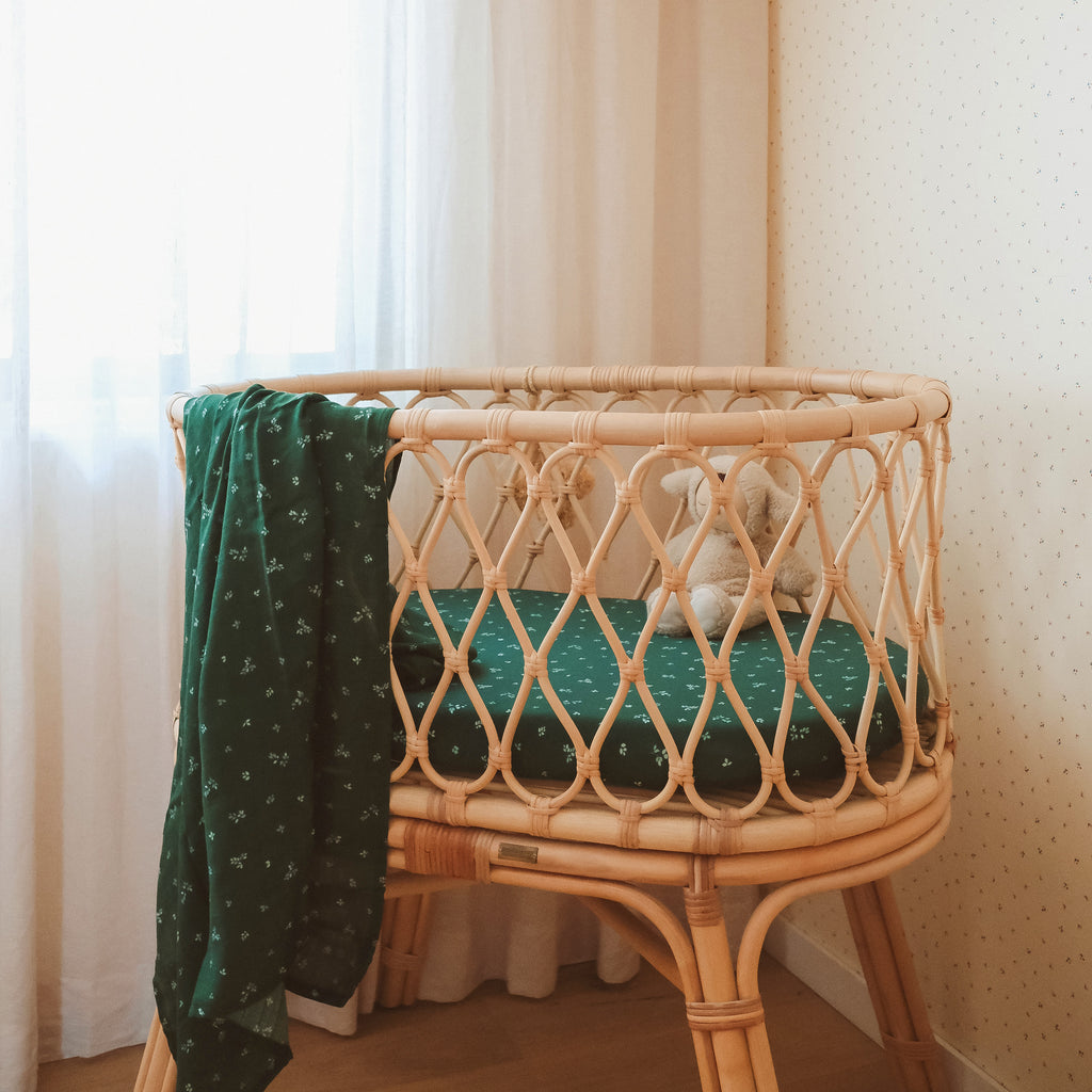 Spruce Organic Fitted Bassinet Sheet/Change Pad Cover