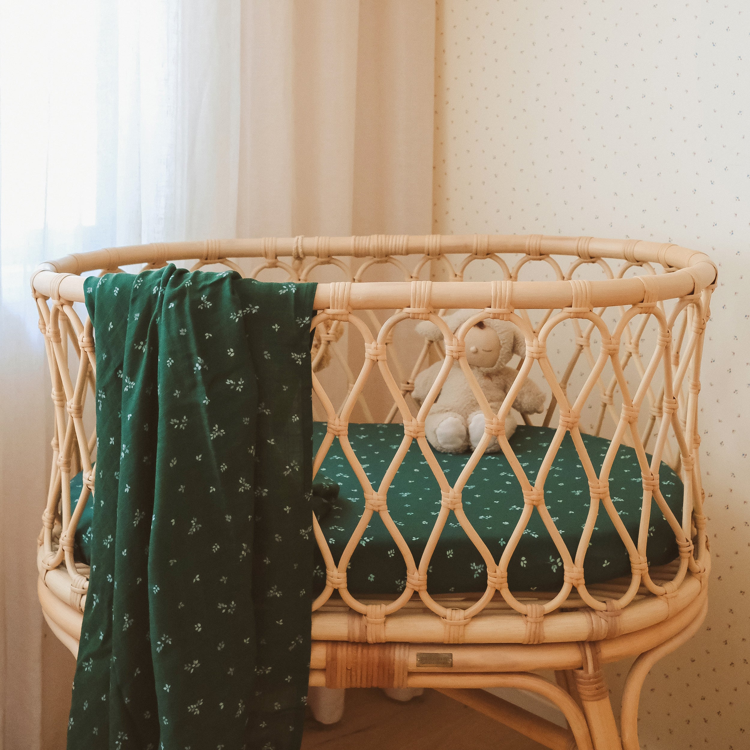 Spruce Organic Fitted Bassinet Sheet/Change Pad Cover