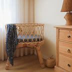 Forest Friends Midnight Organic Muslin Wrap Swaddle