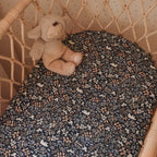 Forest Friends Midnight Organic Muslin Wrap Swaddle