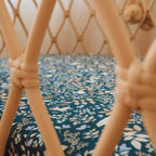 Forest Friends Midnight Organic Muslin Wrap Swaddle