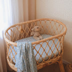 Forest Friends Cornflower Organic Muslin Wrap Swaddle - PRE-ORDER (ARRIVING APRIL)