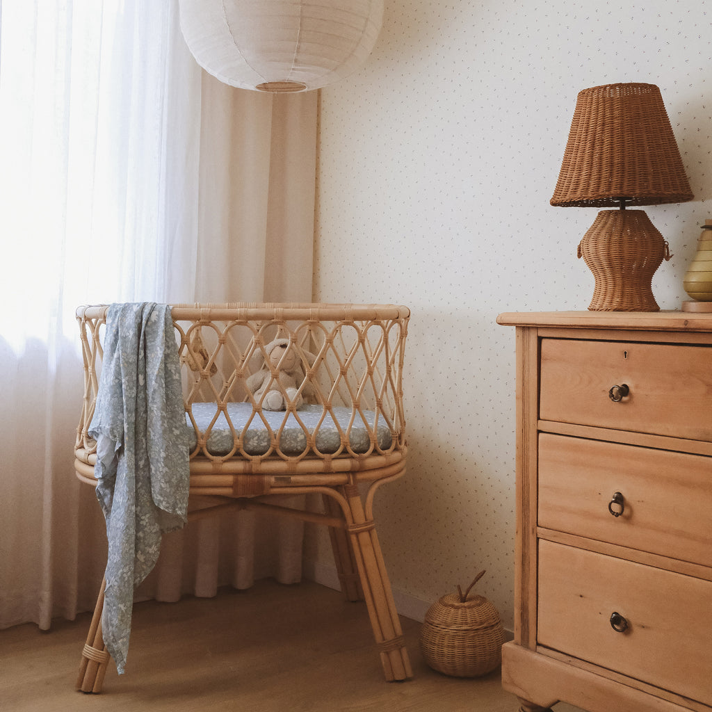 Forest Friends Cornflower Organic Muslin Wrap Swaddle - PRE-ORDER (ARRIVING APRIL)