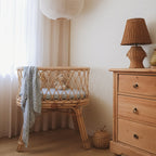 Forest Friends Cornflower Organic Muslin Wrap Swaddle - PRE-ORDER (ARRIVING APRIL)