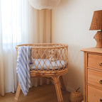 Cloud Stripe Organic Muslin Wrap Swaddle - PRE-ORDER (ARRIVING APRIL)