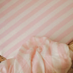 Petal Stripe Organic Muslin Wrap Swaddle