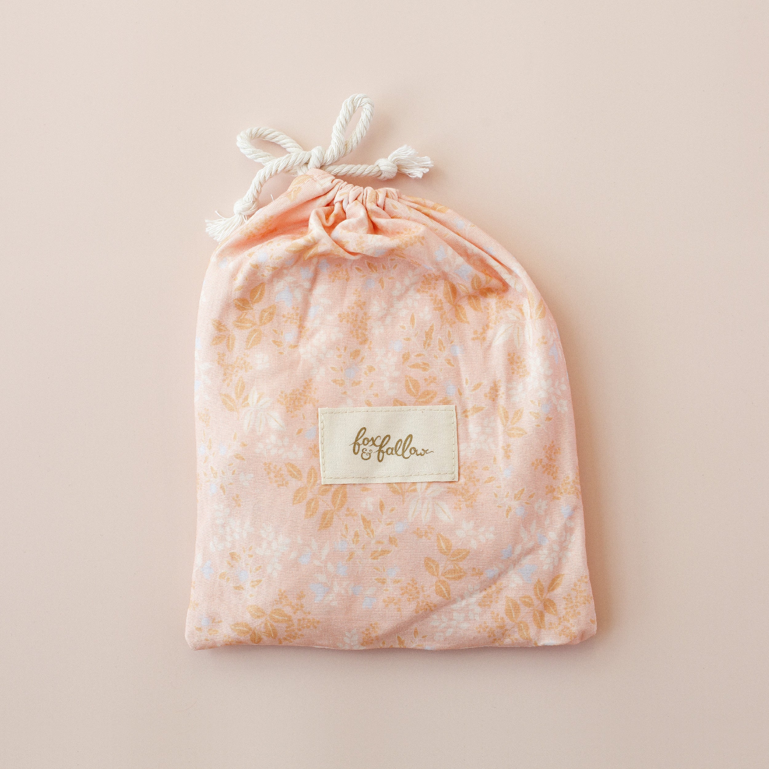 Wild Peony Organic Fitted Bassinet Sheet/Change Pad Cover