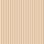 Coffee Stripe Organic Fitted Bassinet Sheet/Change Pad Cover