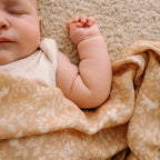 Forest Friends Caramel Organic Fitted Cot Sheet