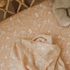 Forest Friends Caramel Organic Fitted Cot Sheet