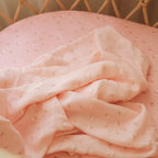 Dusty Roses Organic Fitted Cot Sheet