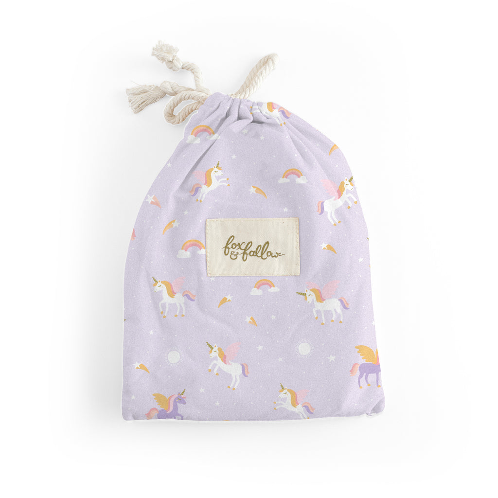 Unicorns Organic Fitted Bassinet Sheet/Change Pad Cover - PRE-ORDER (MARCH)