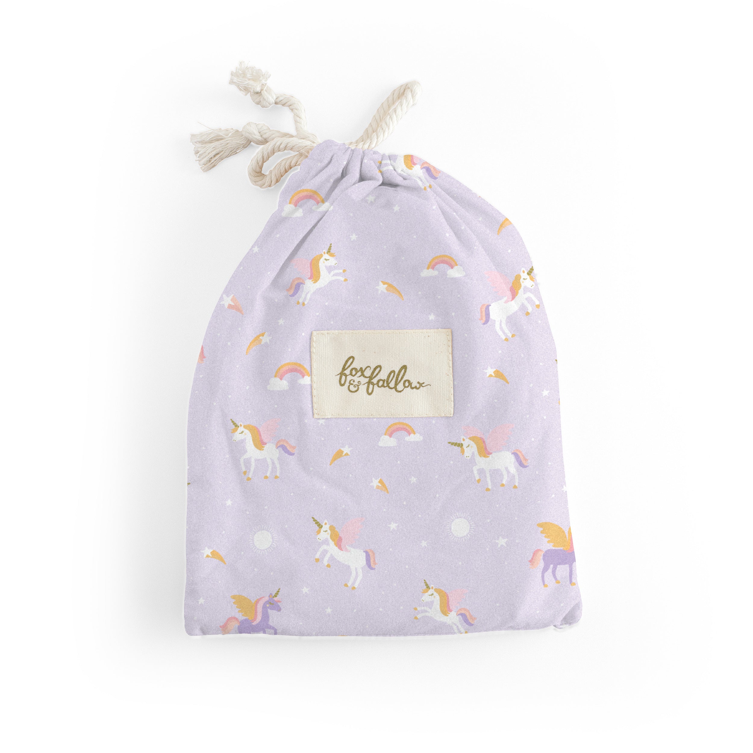 Unicorns Organic Fitted Bassinet Sheet/Change Pad Cover - PRE-ORDER (MARCH)