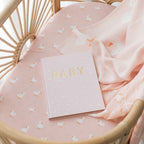 Pink Ducks Organic Fitted Bassinet Sheet/Change Pad Cover