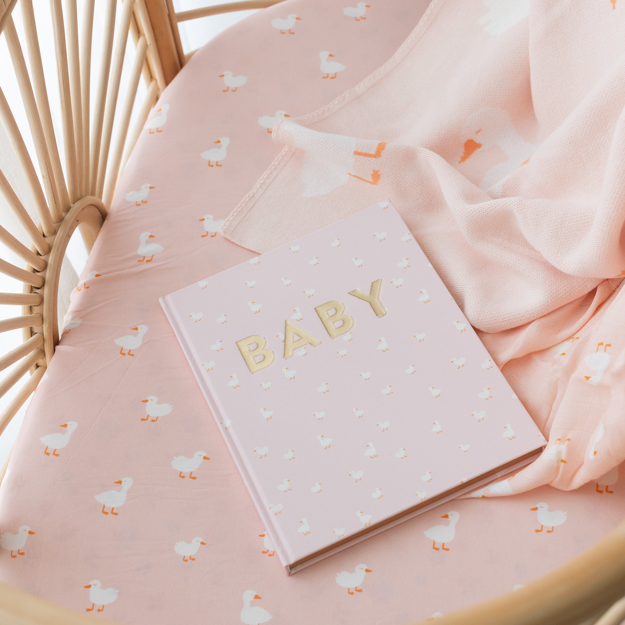 Baby Book Pink Ducks Boxed - 3rd Edition