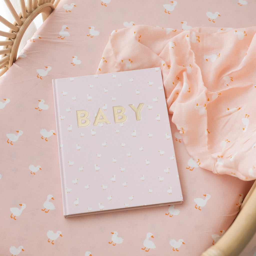 Baby Book Pink Ducks - 3rd Edition - SECONDS